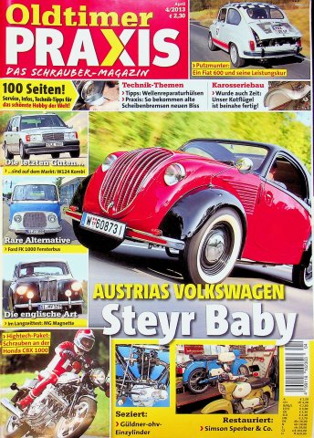 Deckblatt Oldtimer Praxis (04/2013)